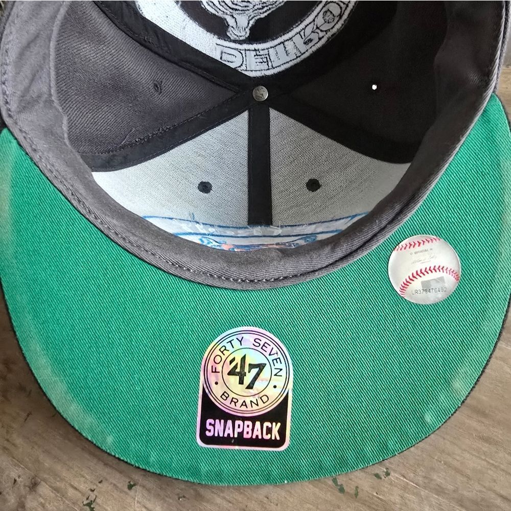 Rare! Detroit Tigers Hat Double Logo '47 Snapback - Picture 3 of 14